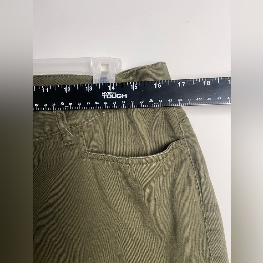 Lauren Jeans Co Green Crop Plus Size 12 - Picture 4 of 8